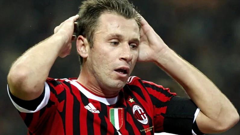 Cassano ao serviço do Milan em 2011