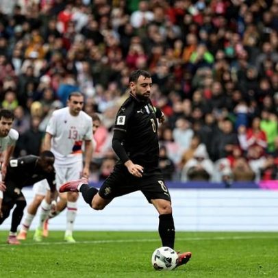Bruno Fernandes marca hat-trick pela seleção de Portugal