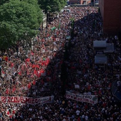 Manifestações pró-Palestina ocorrem em Paris, Barcelona e Madrid