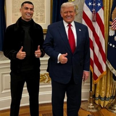 Casa Branca exibe Cristiano Ronaldo na Sala Oval (foto)