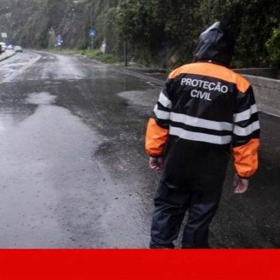 Mau tempo corta Avenida Gustavo Eiffel e provoca 31 ocorrências no Porto
