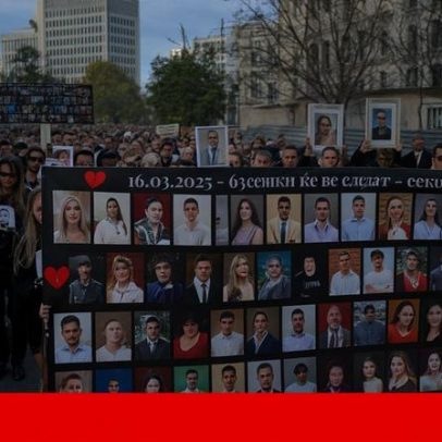 Milhares protestam em Skopje antes do julgamento por incêndio em discoteca