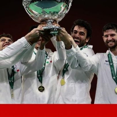 Itália conquista terceiro título consecutivo na Taça Davis