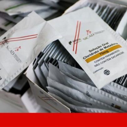 Protocolo para dispensa e administração de metadona em farmácias assinado hoje