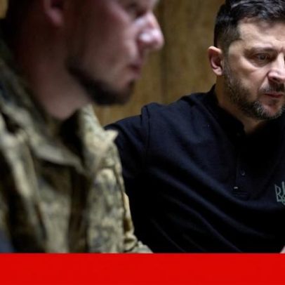 Zelensky afirma que Putin quer reconhecimento legal do que roubou
