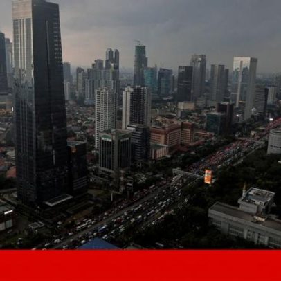 Jacarta é a cidade mais populosa do mundo com 42 milhões de habitantes