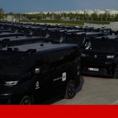 Robotáxi: carros totalmente autónomos já circulam em Abu Dhabi
