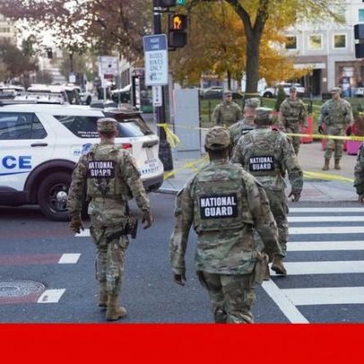 Dois membros da Guarda Nacional baleados em Washington; Casa Branca em lockdown