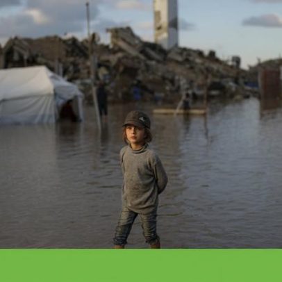 Inundações agravam devastação em Gaza, dizimada pela guerra