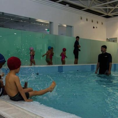 Pré-escolar na Piscina Municipal de Oliveira de Frades