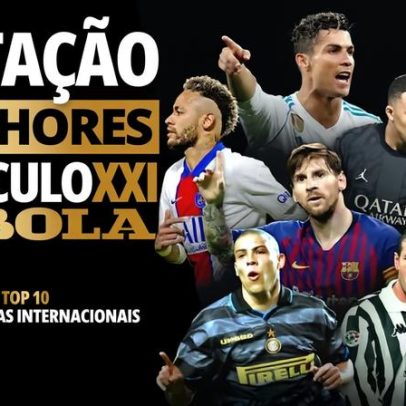 Votação escolhe os 10 melhores futebolistas do mundo