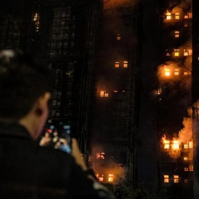 Líder de Macau exprime pesar pelas 44 vítimas de incêndio em Hong Kong