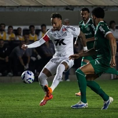 Neymar desfalca o Santos frente ao Internacional