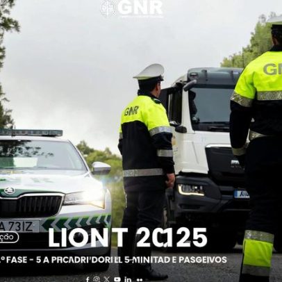GNR lança operação RoadPol para fiscalização de pesados em todo o país