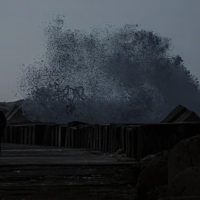 Dia cinzento e chuvoso, do continente às ilhas