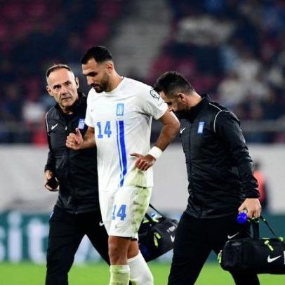 Pavlidis sai lesionado do jogo da Grécia; Benfica fica em alerta