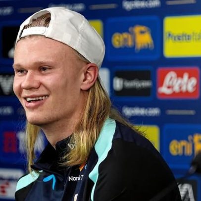 Haaland cauteloso antes de jogo histórico da Noruega, diz que nada é dado