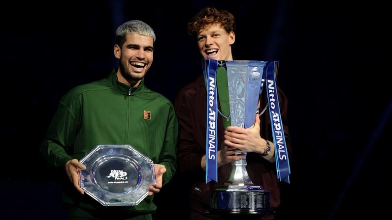 Alcaraz e Sinner trocam elogios após as ATP Finals
