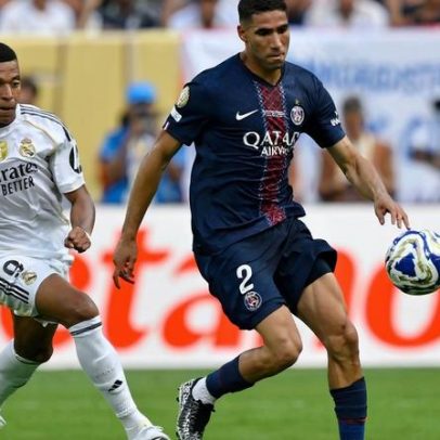 Mbappé felicita Hakimi com mensagem de apoio "Amo-te, rei de África"