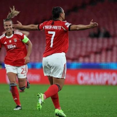 Águia continua sem vencer na Champions feminina, mas já soma pontos