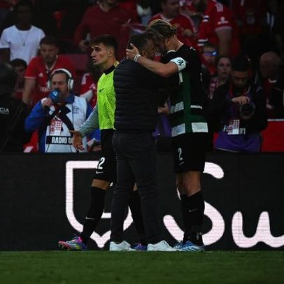 Trancas na porta do mercado de Alvalade impedem saída de clientes