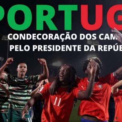 Marcelo acompanha em direto a receção aos campeões do mundo
