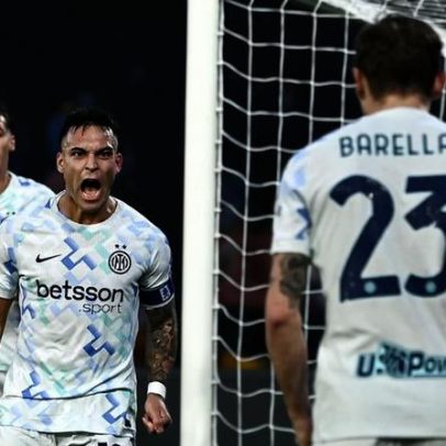 Inter vence em Pisa e fica perto do topo da Serie A