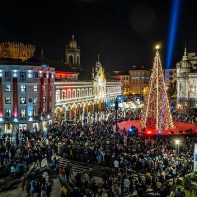 Cerimónia oficial marca inauguração das Luzes de Natal em Braga