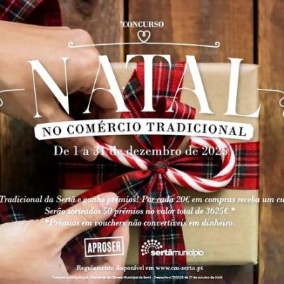 Espírito de Natal na Sertã dinamiza comércio tradicional e associações