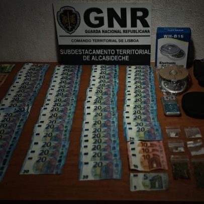 Sintra: Detido em flagrante por tráfico de estupefacientes