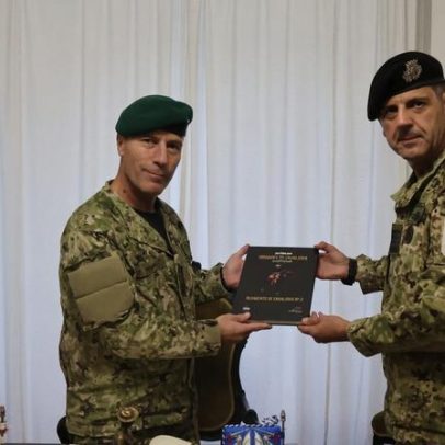 Regimento de Cavalaria n.º 3 recebe visita de Brigadeiro Paulo Almeida Pereira