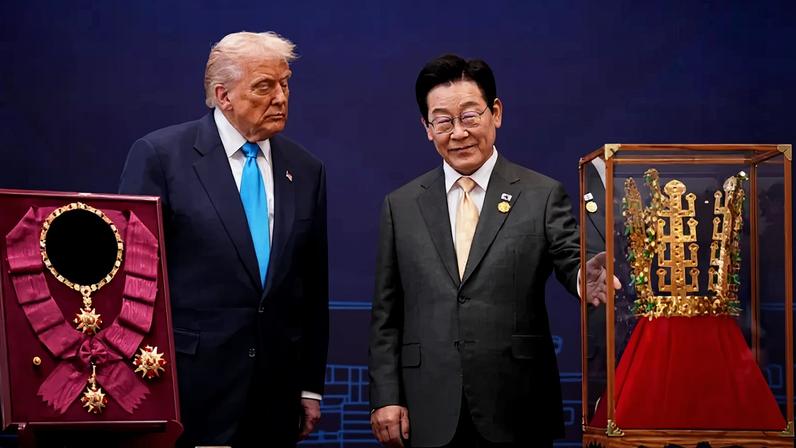 Coreia do Sul corteja Trump durante a visita