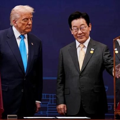 Coreia do Sul procura Trump durante visita