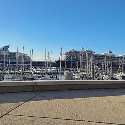 Porto do Funchal recebe oito mil em três navios