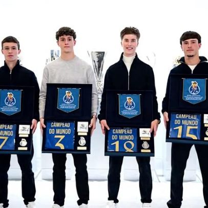Villas-Boas ofereceu prenda a cinco campeões do Mundo do FC Porto