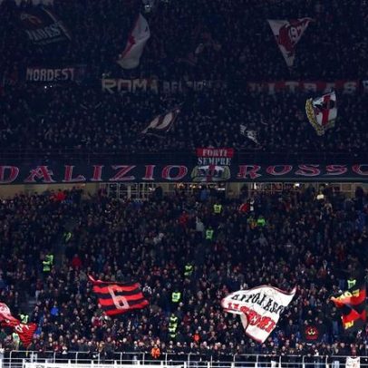 Claque do Milan não fará coreografia antes do dérbi