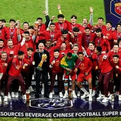 Extremo cedido pelo Moreirense marca golo e campeão chinês vence