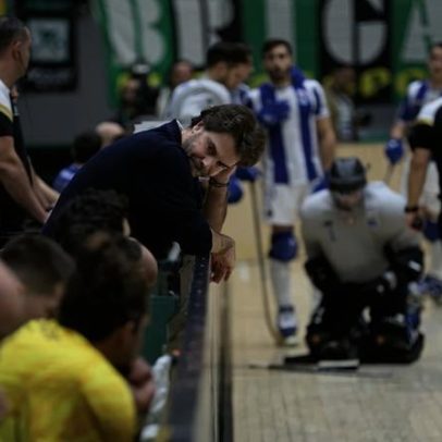 Edo Bosch emocionado: presidente desceu ao túnel para lhe dar abraço