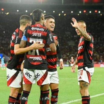 Flamengo goleia último classificado na segunda parte