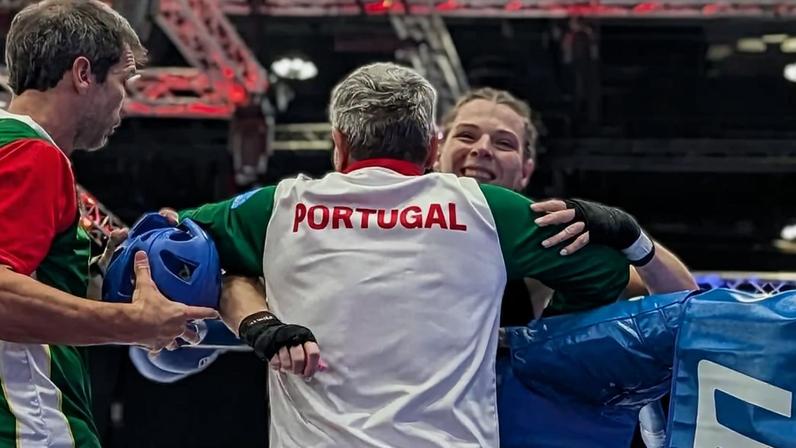 Catarina Dias juntou mais uma medalha ao ouro conquistado no verão na China. Foto Instagram Catarina Dias
