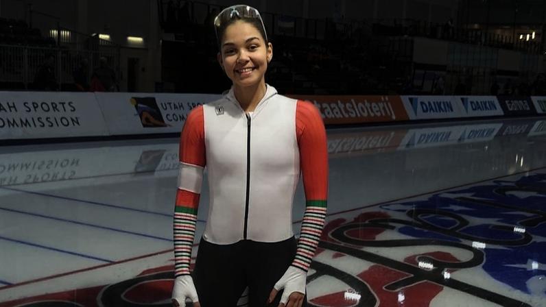 Jéssica Rodrigues bate novo recorde de velocidade no gelo