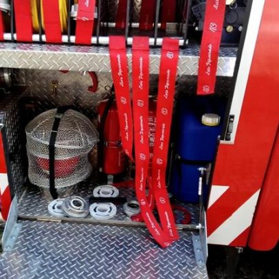 Casal desalojado após incêndio na região