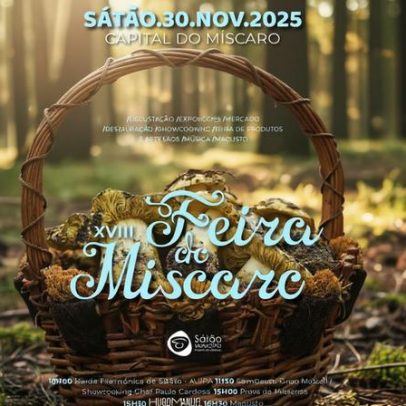 Feira do Míscaro realiza-se em Sátão a 30 de novembro