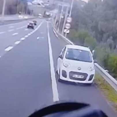 Condutor de pesado agride outro na A1 em contramão, perto de Leiria