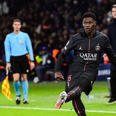 Nuno Mendes sai ao intervalo no PSG-Tottenham; França revela motivo