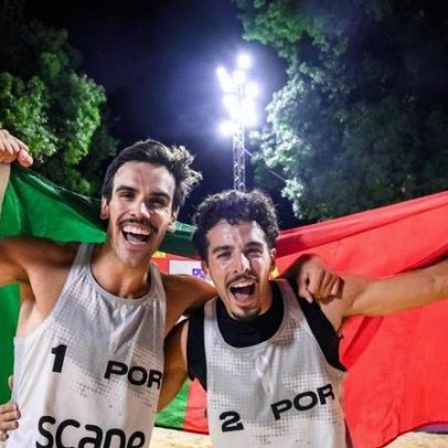 Dupla portuguesa chega aos oitavos de final do Mundial