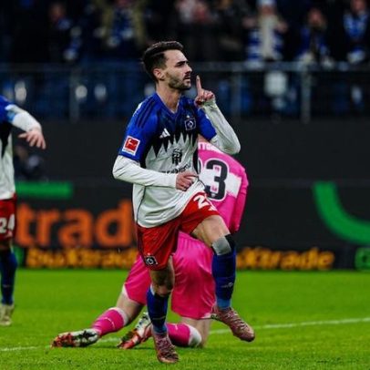Vieira e Baldé decidem jogo do Hamburgo frente ao Estugarda no último minuto