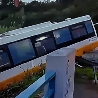 Autocarro dos SMTUC despista-se e cai em mato em Coimbra