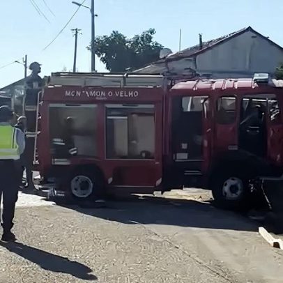 Viatura dos bombeiros de Montemor-o-Velho despista-se causando três feridos