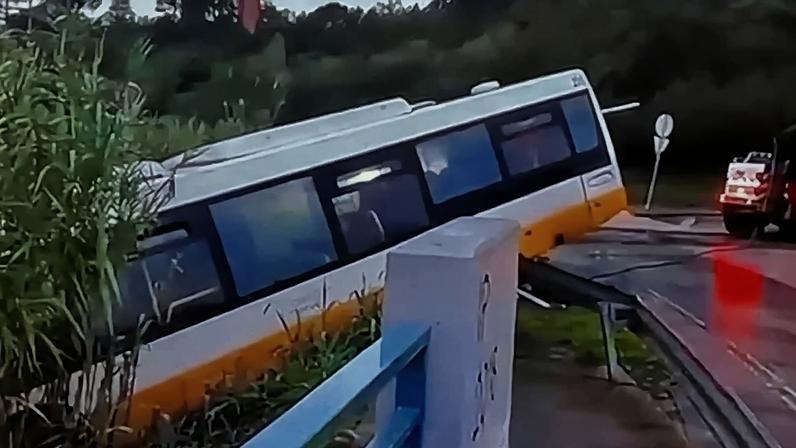 Autocarro dos SMTUC despista-se e cai em mato em Coimbra